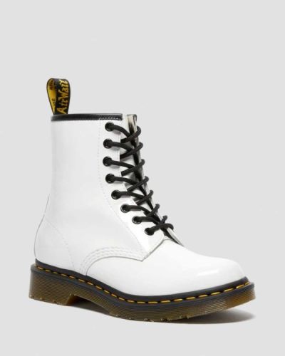 Botas Con Cordones Dr Martens 1460 Patent Cuero Para Mujer DR4869B